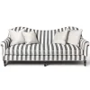 Marquee Sofa - Chenille Grey Stripe|MacKenzie-Childs Sale