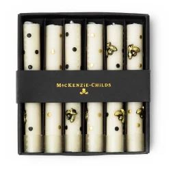 Mini Dinner Candles - Bee - Set Of 6|MacKenzie-Childs New