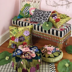 Moonlight Garden Footstool|MacKenzie-Childs Sale