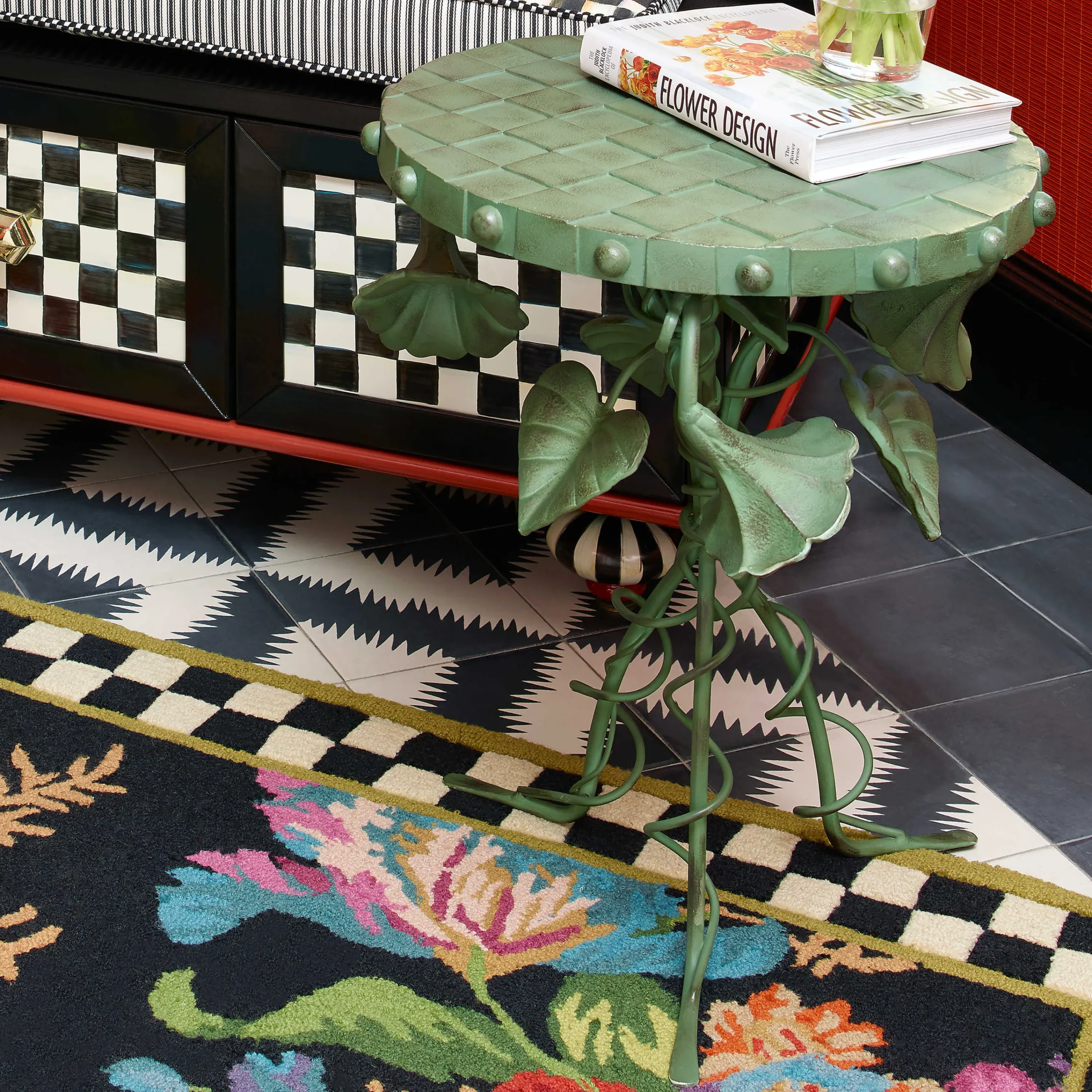 Morning Glory Accent Table|MacKenzie-Childs Online