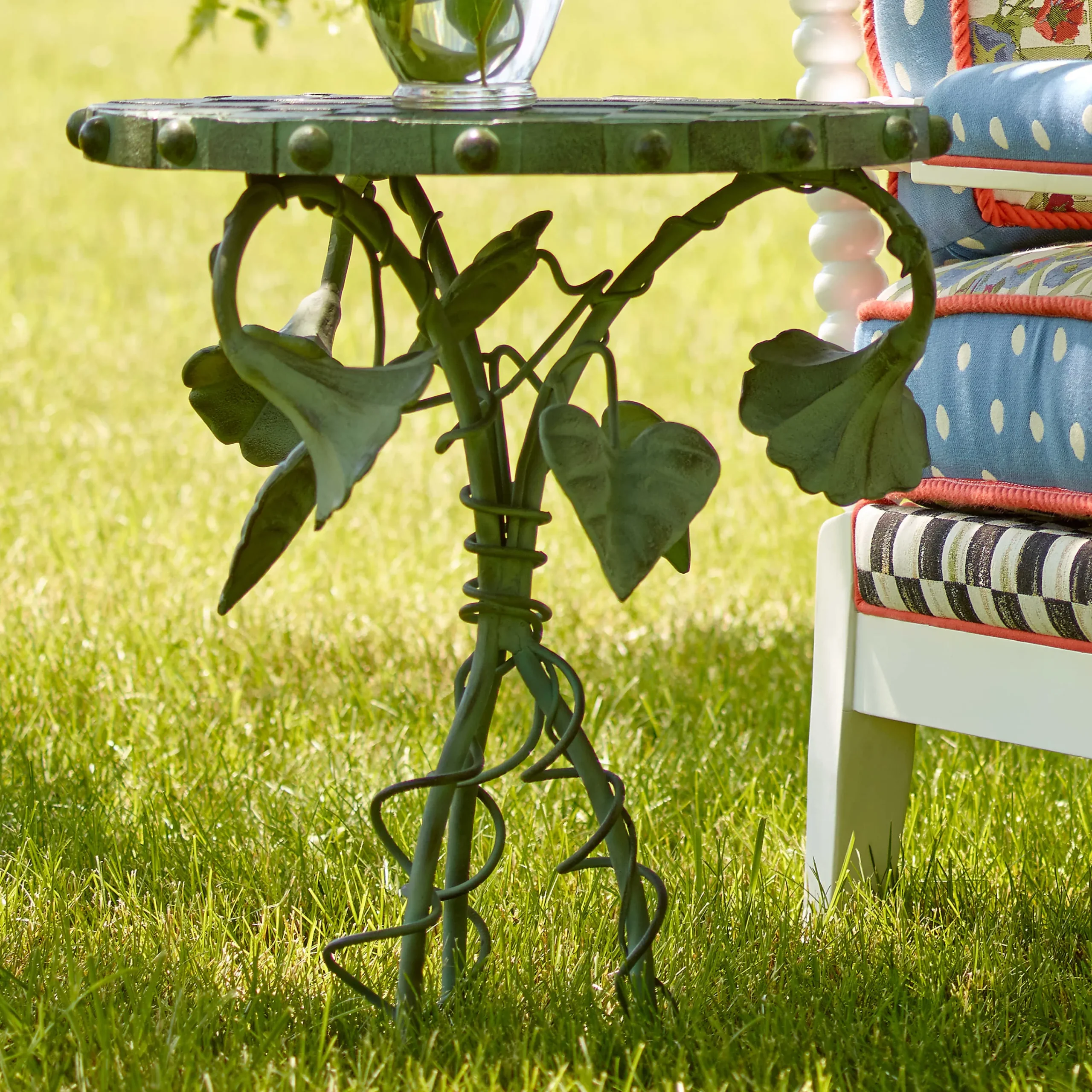 Morning Glory Accent Table|MacKenzie-Childs Online