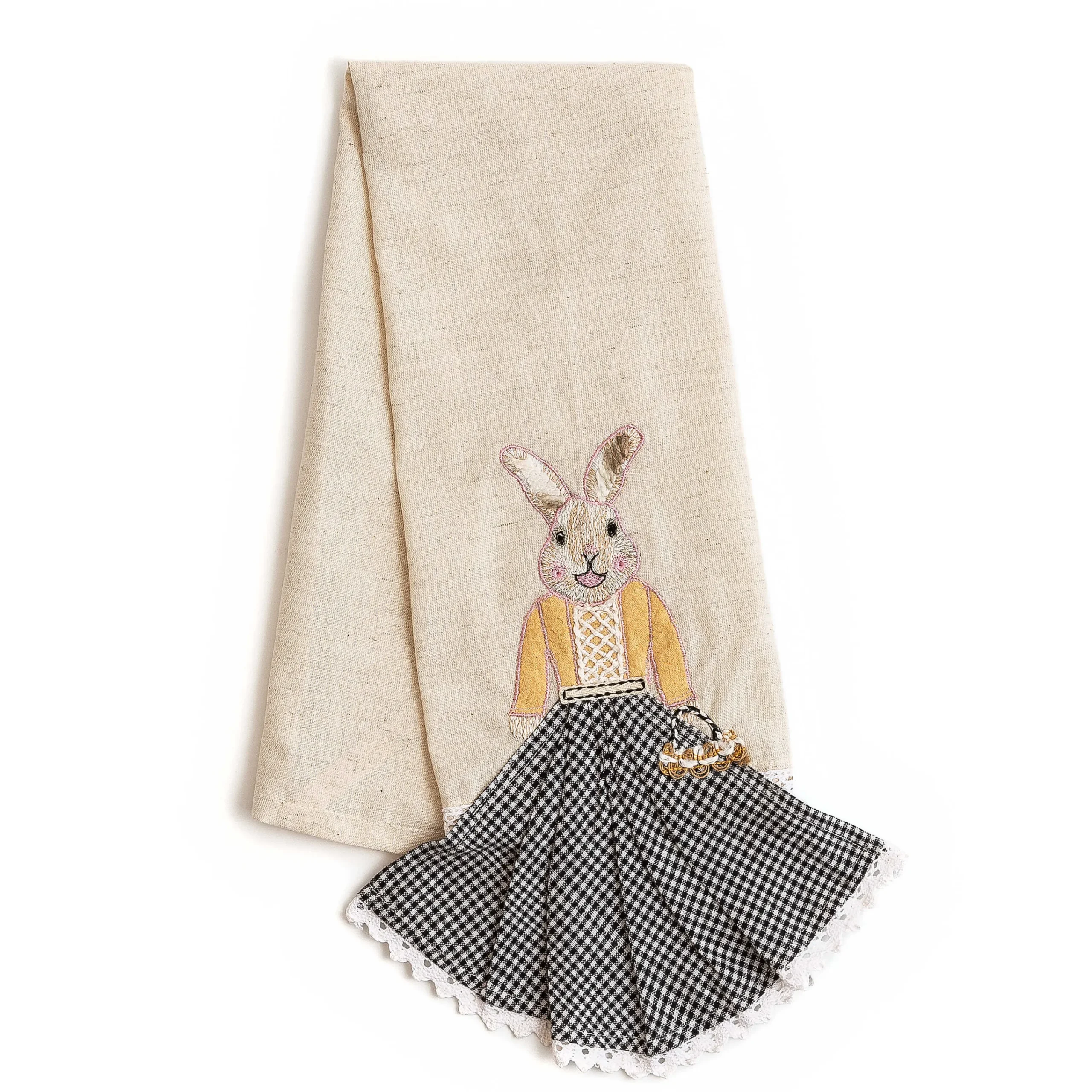 Ms. Bunny Dish Towel|MacKenzie-Childs Best