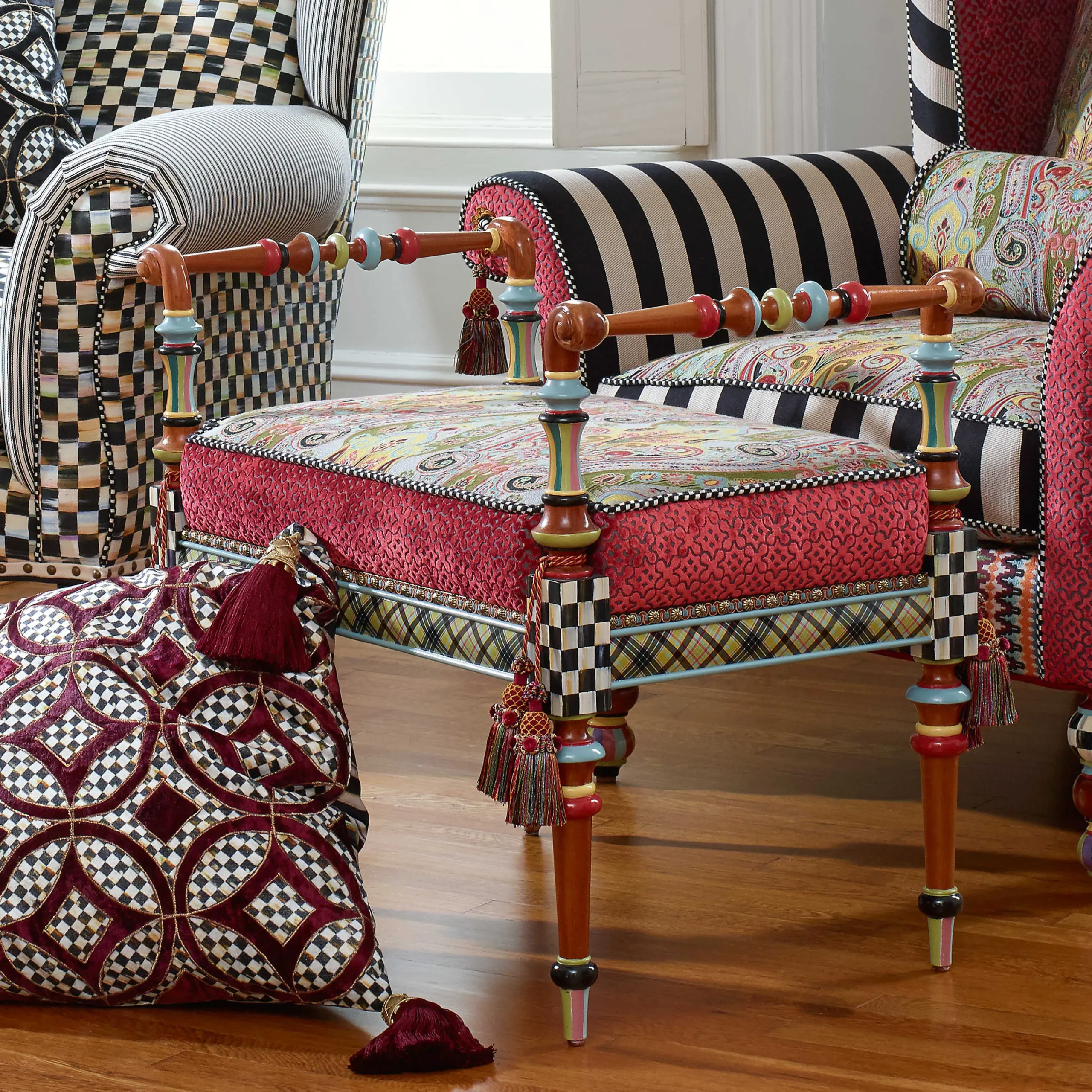 Musette Bench - 2'|MacKenzie-Childs Best