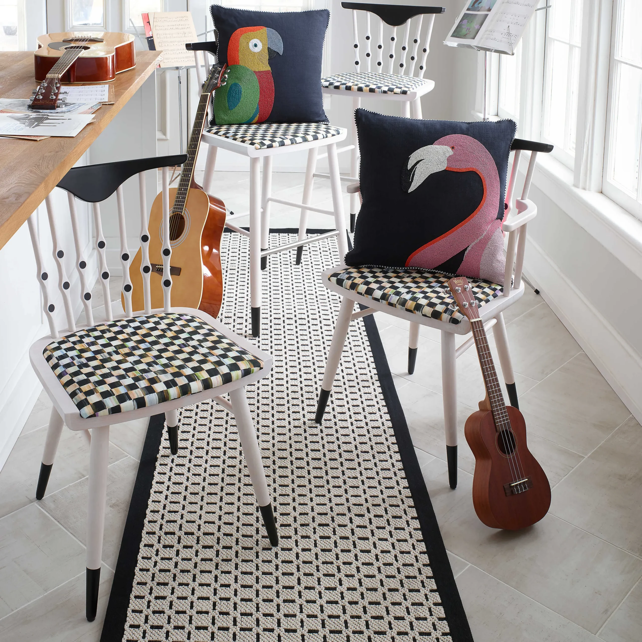 Musical Chairs Counter Stool|MacKenzie-Childs Best