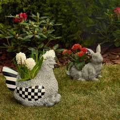 Naturals Resting Rabbit Planter|MacKenzie-Childs Clearance