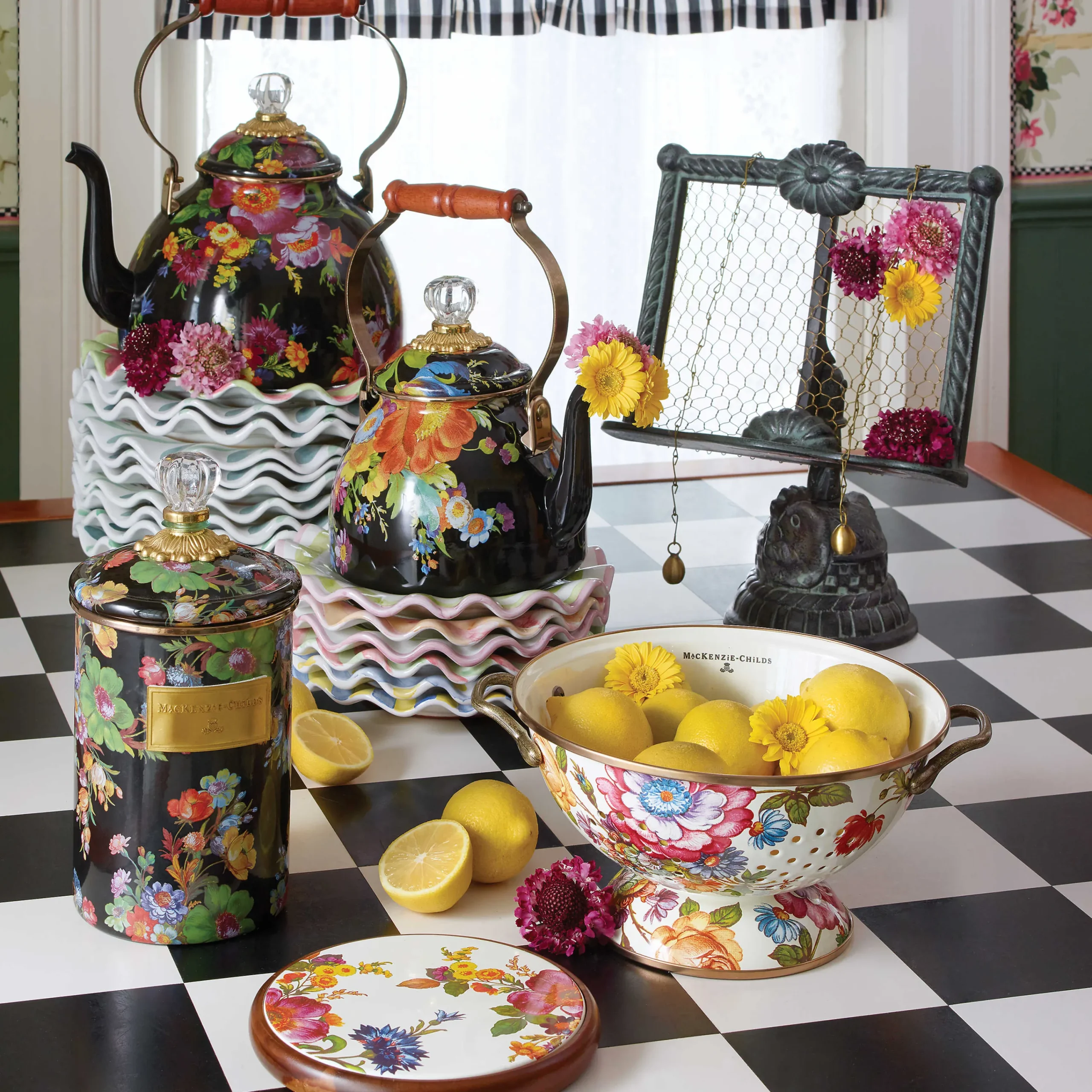 Nesting Chicken Cookbook Stand|MacKenzie-Childs Clearance