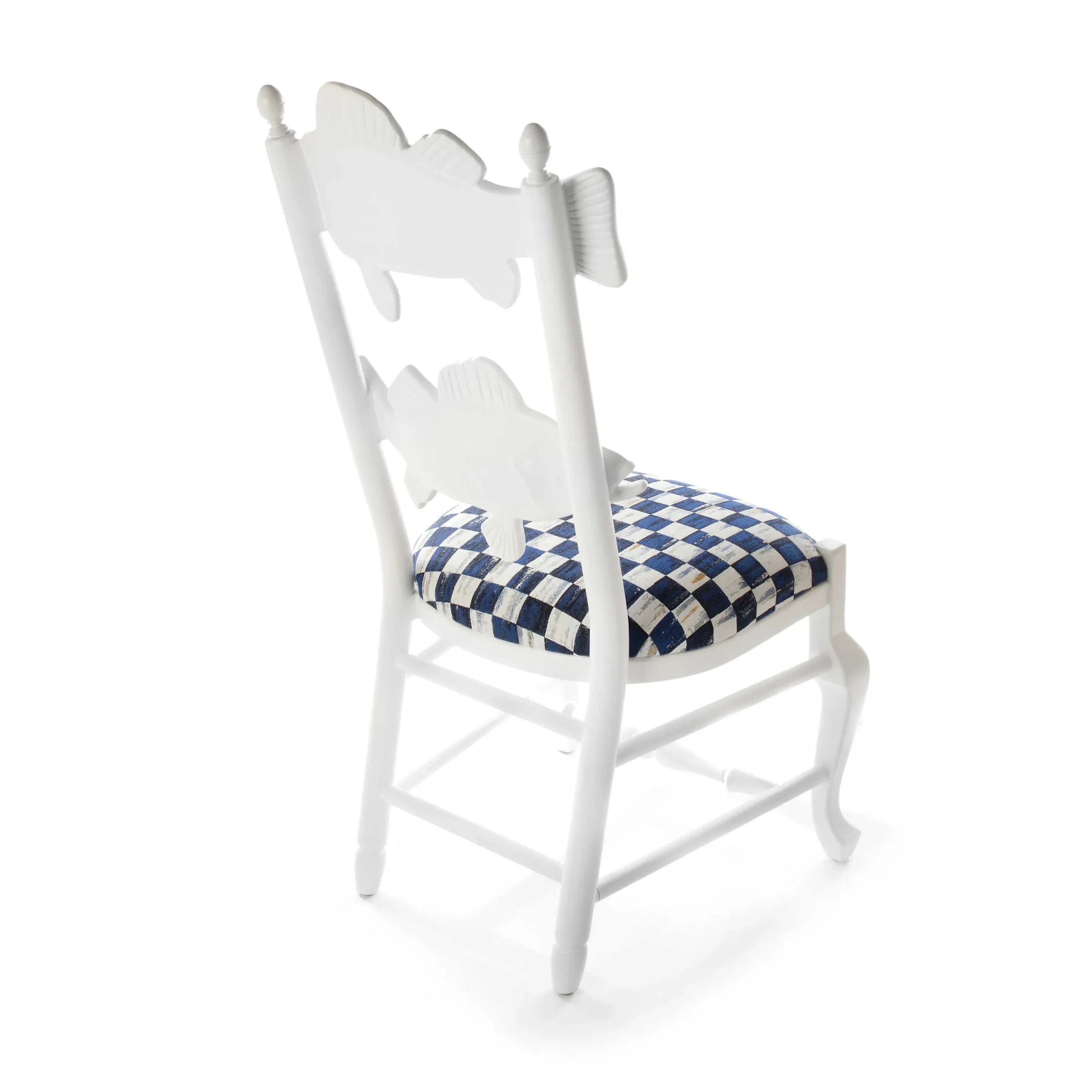 Outdoor Fish Chair - Royal Check|MacKenzie-Childs Sale