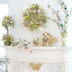 Parchment Check Butterfly Wall Decor|MacKenzie-Childs New