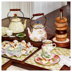 Parchment Check Cork Back Placemats - Set Of 4|MacKenzie-Childs Best
