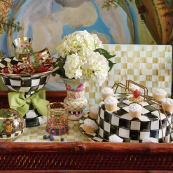 Parchment Check Cork Back Placemats - Set Of 4|MacKenzie-Childs Best