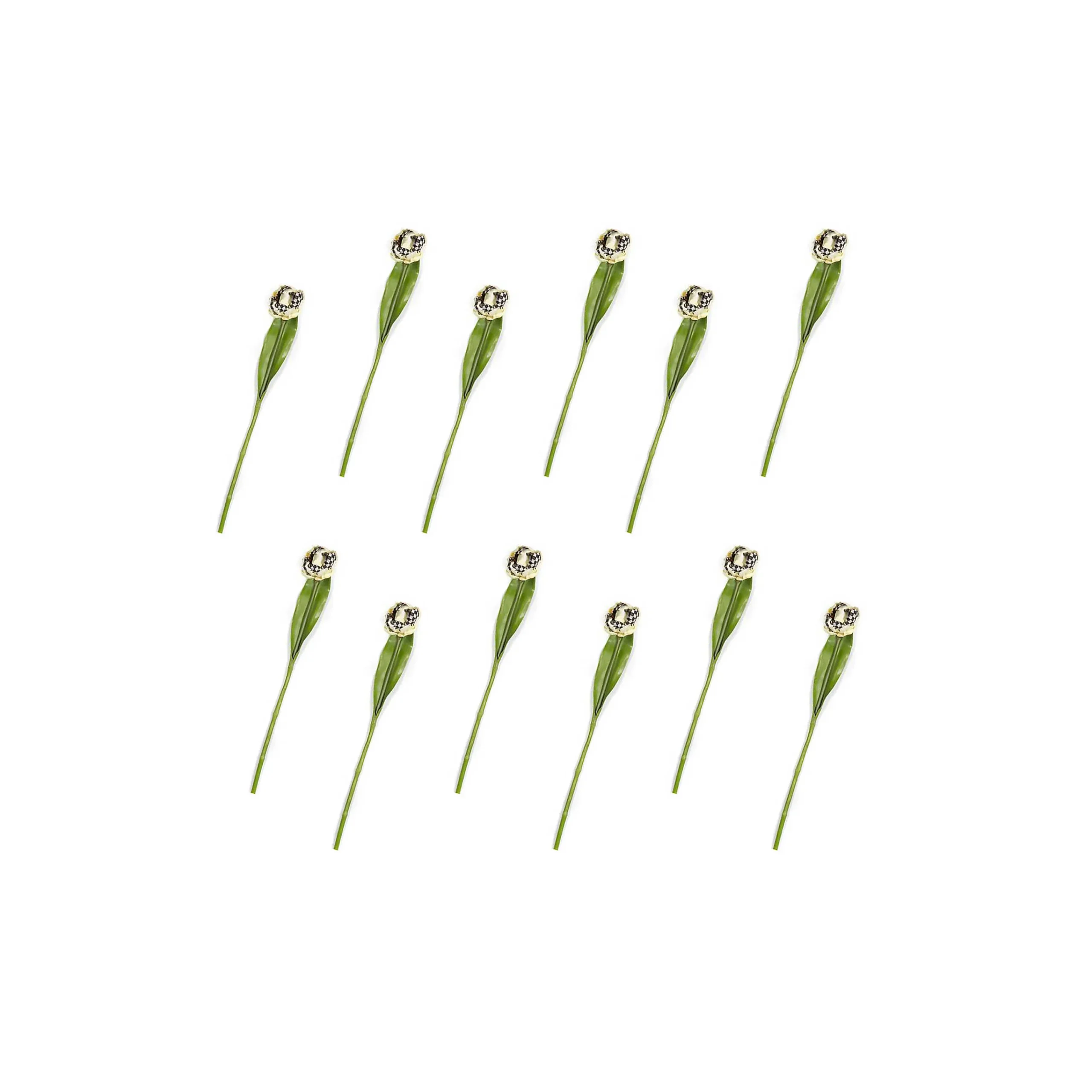 Parrot Tulip Bouquet - Yellow - Set Of 12|MacKenzie-Childs Online