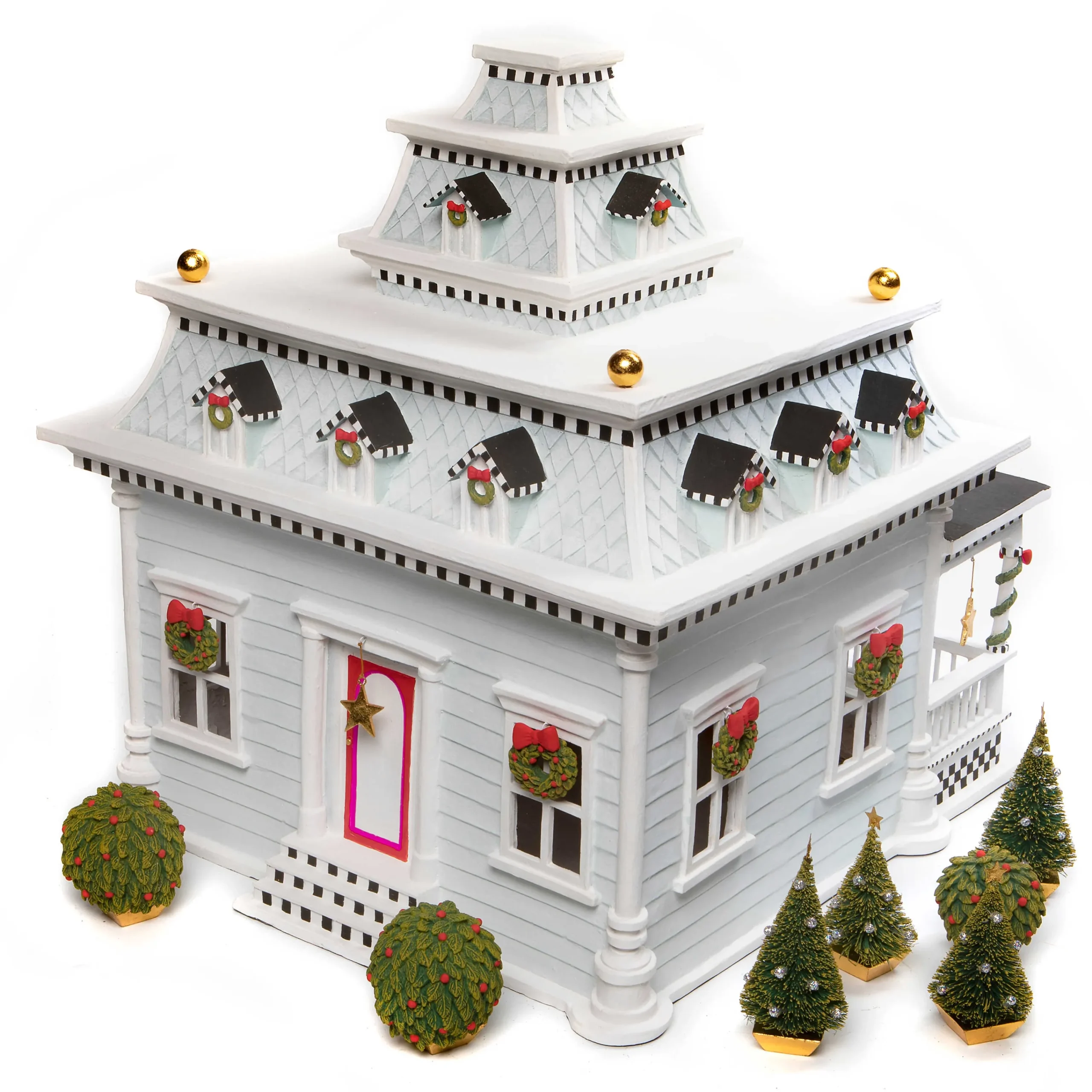 Patience Brewster Caroler House Display|MacKenzie-Childs Online