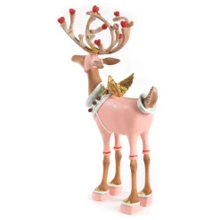 Patience Brewster Dash Away Cupid Reindeer Figure|MacKenzie-Childs Clearance