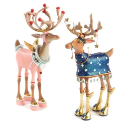 Patience Brewster Dash Away Cupid Reindeer Figure|MacKenzie-Childs Clearance