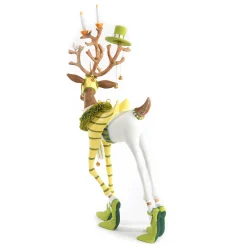 Patience Brewster Dash Away Prancer Reindeer Figure|MacKenzie-Childs Best