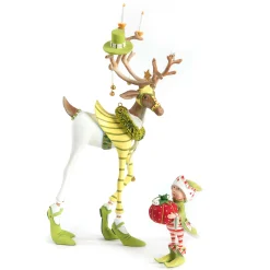 Patience Brewster Dash Away Prancer Reindeer Figure|MacKenzie-Childs Best