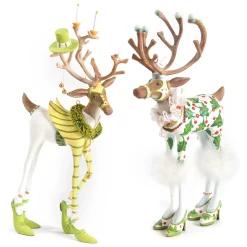 Patience Brewster Dash Away Prancer Reindeer Figure|MacKenzie-Childs Best