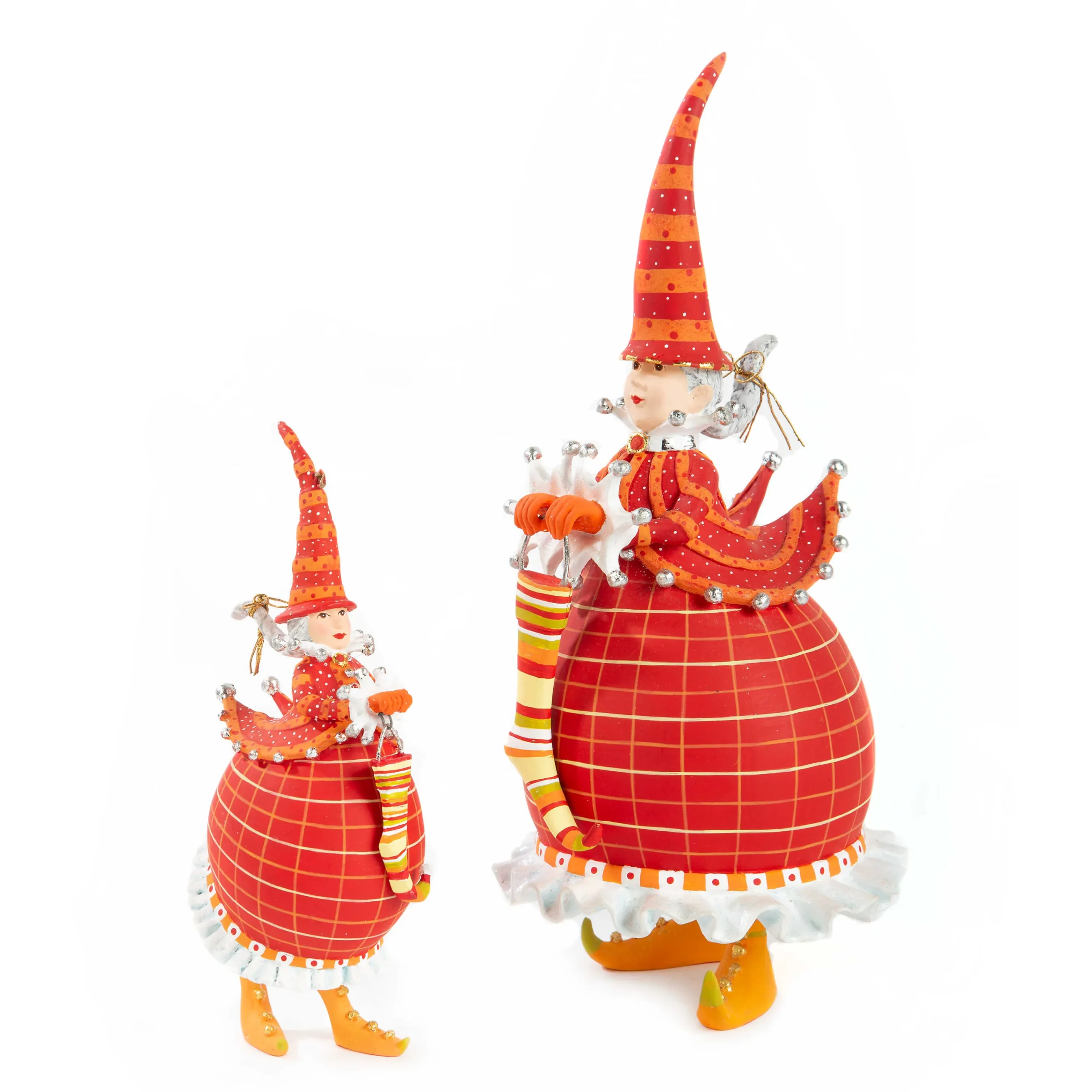 Patience Brewster Dash Away Red Mrs. Santa Figure|MacKenzie-Childs New