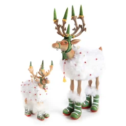Patience Brewster Dash Away Blitzen Reindeer Figure|MacKenzie-Childs