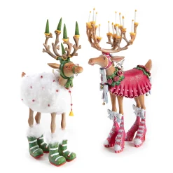 Patience Brewster Dash Away Blitzen Reindeer Figure|MacKenzie-Childs
