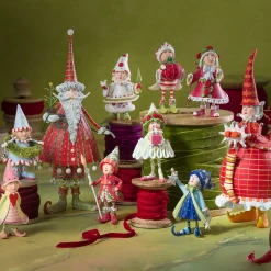 Patience Brewster Dash Away Dashing Santa Figure|MacKenzie-Childs Online