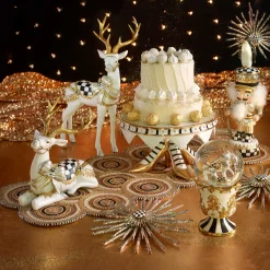 Patience Brewster High Heel Shoe Cake Plate - Ivory & Gold|MacKenzie-Childs Hot