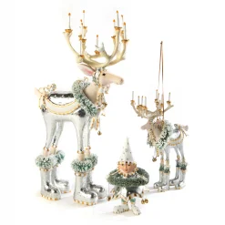 Patience Brewster Moonbeam Dasher Reindeer Figure|MacKenzie-Childs Hot