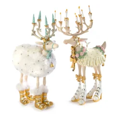 Patience Brewster Moonbeam Blitzen Reindeer Figure|MacKenzie-Childs Best