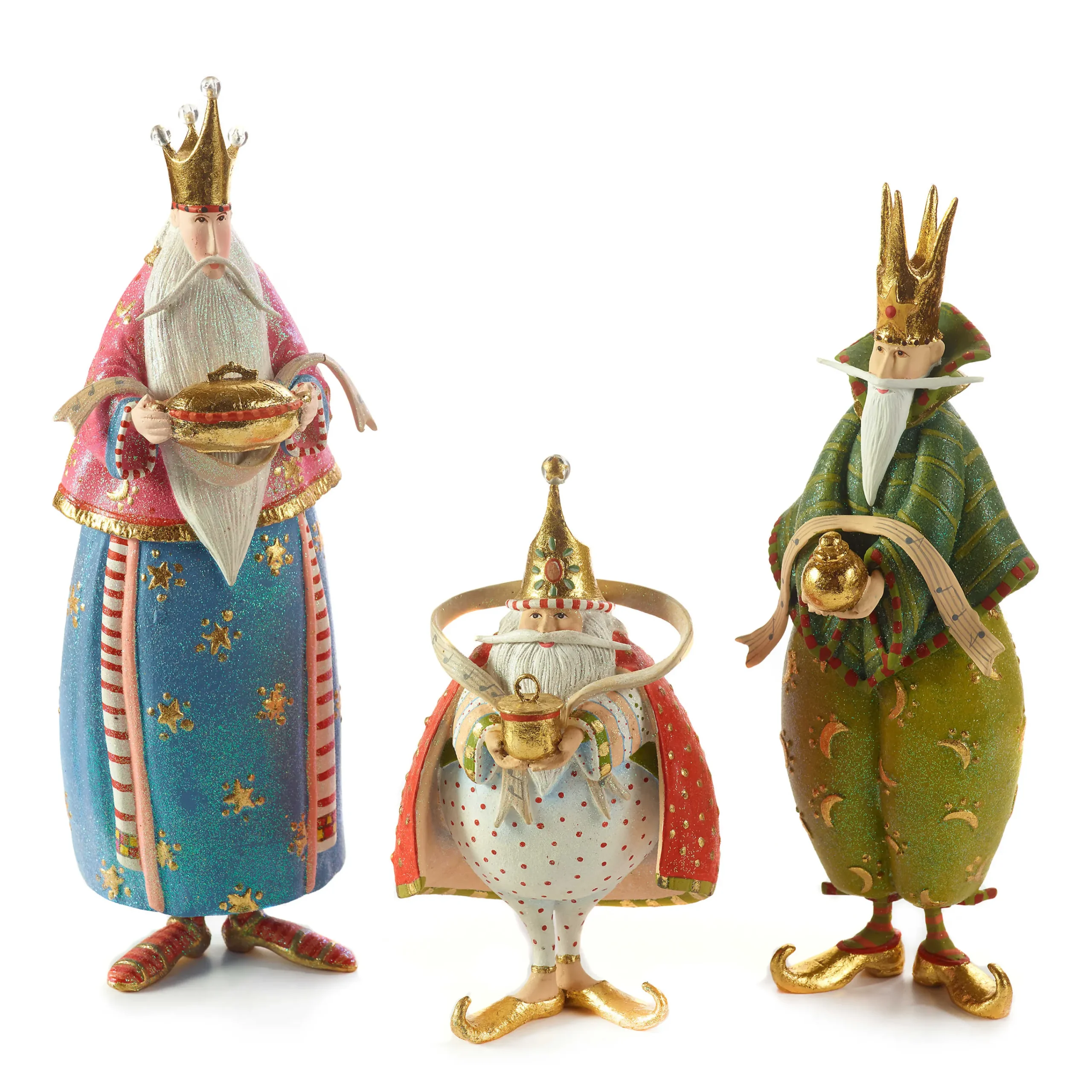 Patience Brewster Nativity Magi Figures|MacKenzie-Childs Clearance