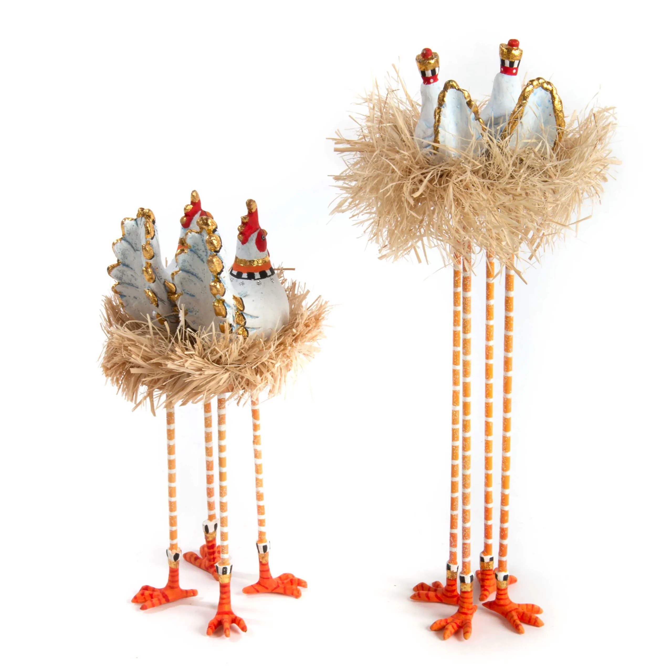 Patience Brewster Nativity Chicken & Dove Figures|MacKenzie-Childs Outlet