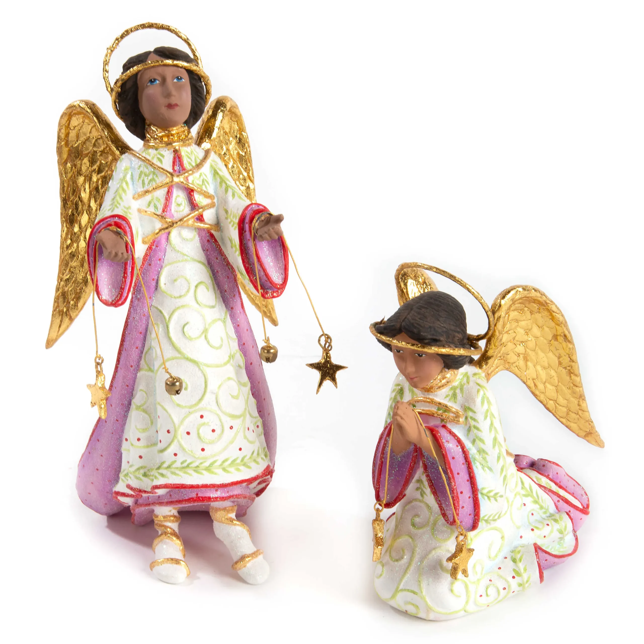Patience Brewster Nativity World Praying Angel Figure|MacKenzie-Childs Online