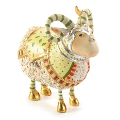 Patience Brewster Nativity Manger Ram Figure|MacKenzie-Childs Discount