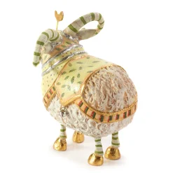 Patience Brewster Nativity Manger Ram Figure|MacKenzie-Childs Discount