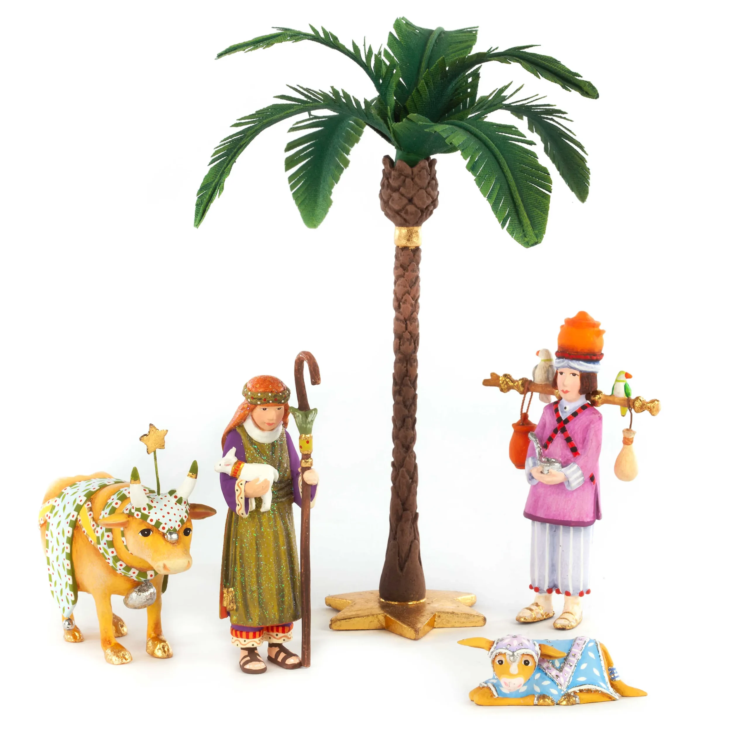 Patience Brewster Nativity Mini Figures - Shepherd Set|MacKenzie-Childs Discount
