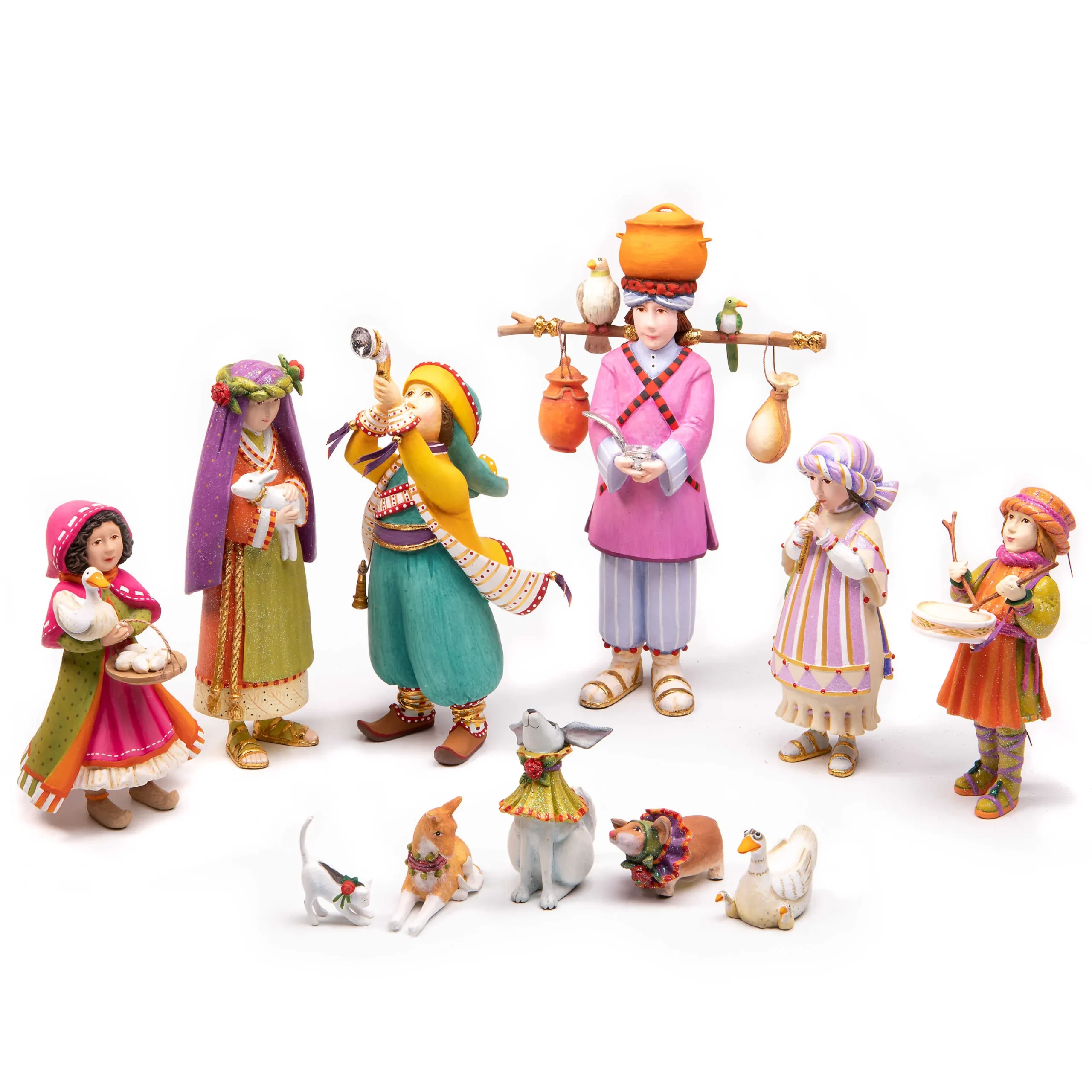 Patience Brewster Nativity Manger Figures Set|MacKenzie-Childs Outlet