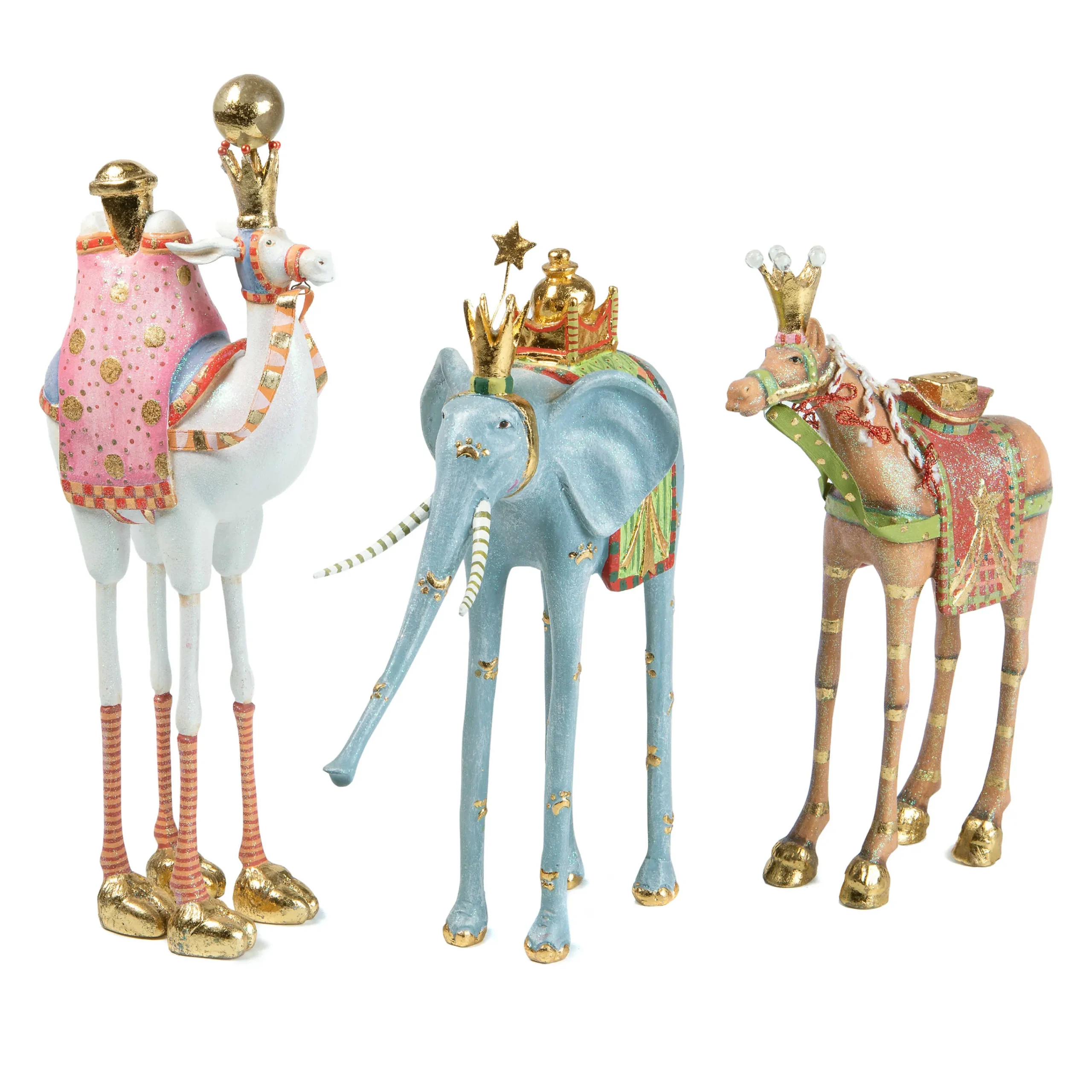 Patience Brewster Nativity Magi Animal Figures-Set Of 3|MacKenzie-Childs Sale