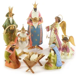 Patience Brewster Nativity World Holy Family Figures|MacKenzie-Childs Discount