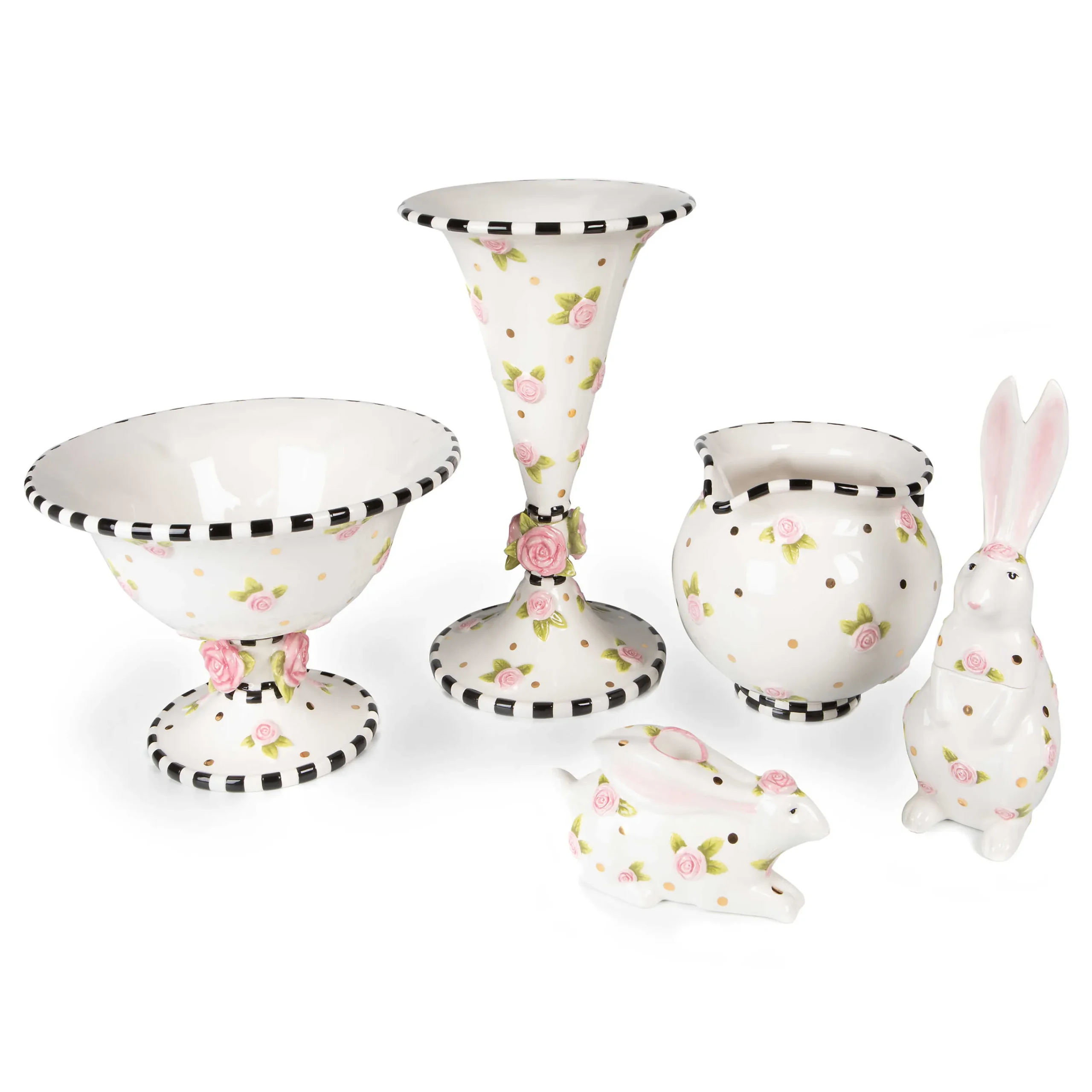 Patience Brewster Really Rosy Compote|MacKenzie-Childs Clearance