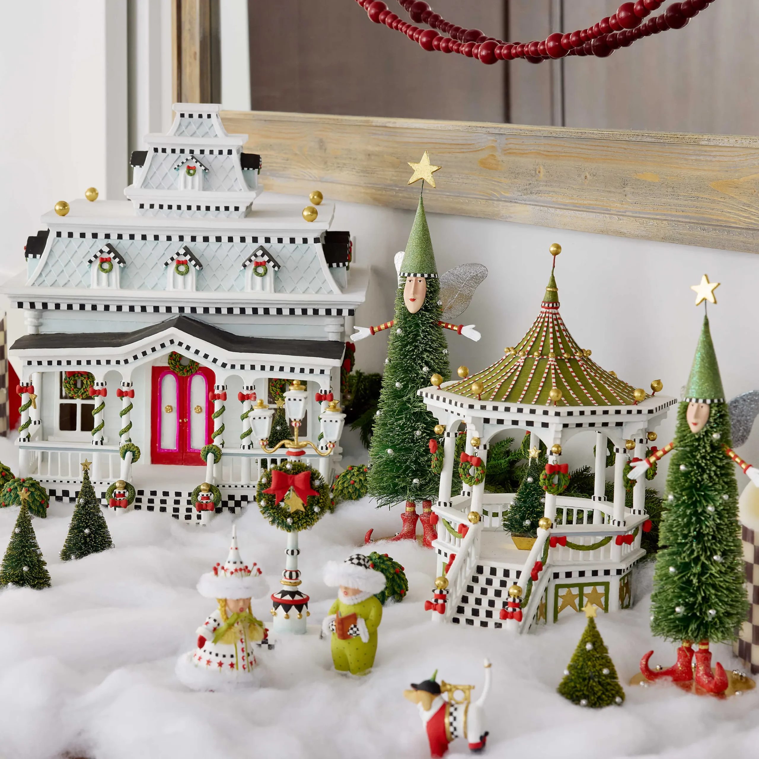 Patience Brewster Sisal Angel Tree Figures - Set Of 2|MacKenzie-Childs Outlet