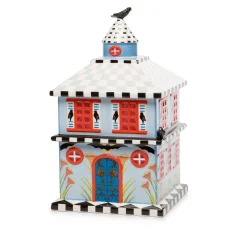 Patience Brewster Spooky House Cookie Jar|MacKenzie-Childs Online