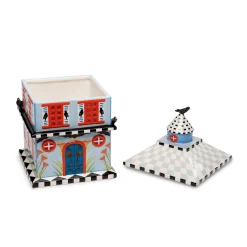 Patience Brewster Spooky House Cookie Jar|MacKenzie-Childs Online