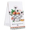 Peaches & Anemones In Colander Dish Towel|MacKenzie-Childs Online
