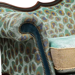 Peacock Sofa|MacKenzie-Childs Clearance