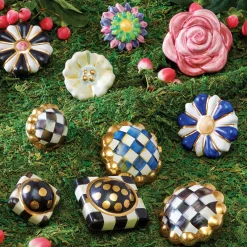 Petit Four Round Knob - Courtly Check|MacKenzie-Childs Discount