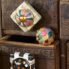 Petit Four Round Knob - Harlequin|MacKenzie-Childs Clearance