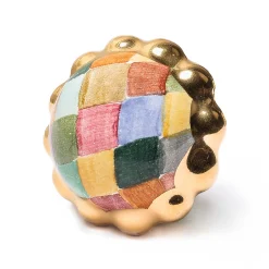 Petit Four Round Knob - Harlequin|MacKenzie-Childs Clearance