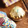 Petit Four Round Knob - Parchment Check|MacKenzie-Childs New