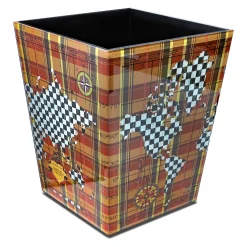 Plaiditudes Waste Bin|MacKenzie-Childs Online