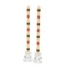 Poinsettia Dinner Candles - Set Of 2|MacKenzie-Childs Sale