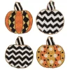 Polka Pumpkin Beaded Coasters - Set Of 4|MacKenzie-Childs Sale